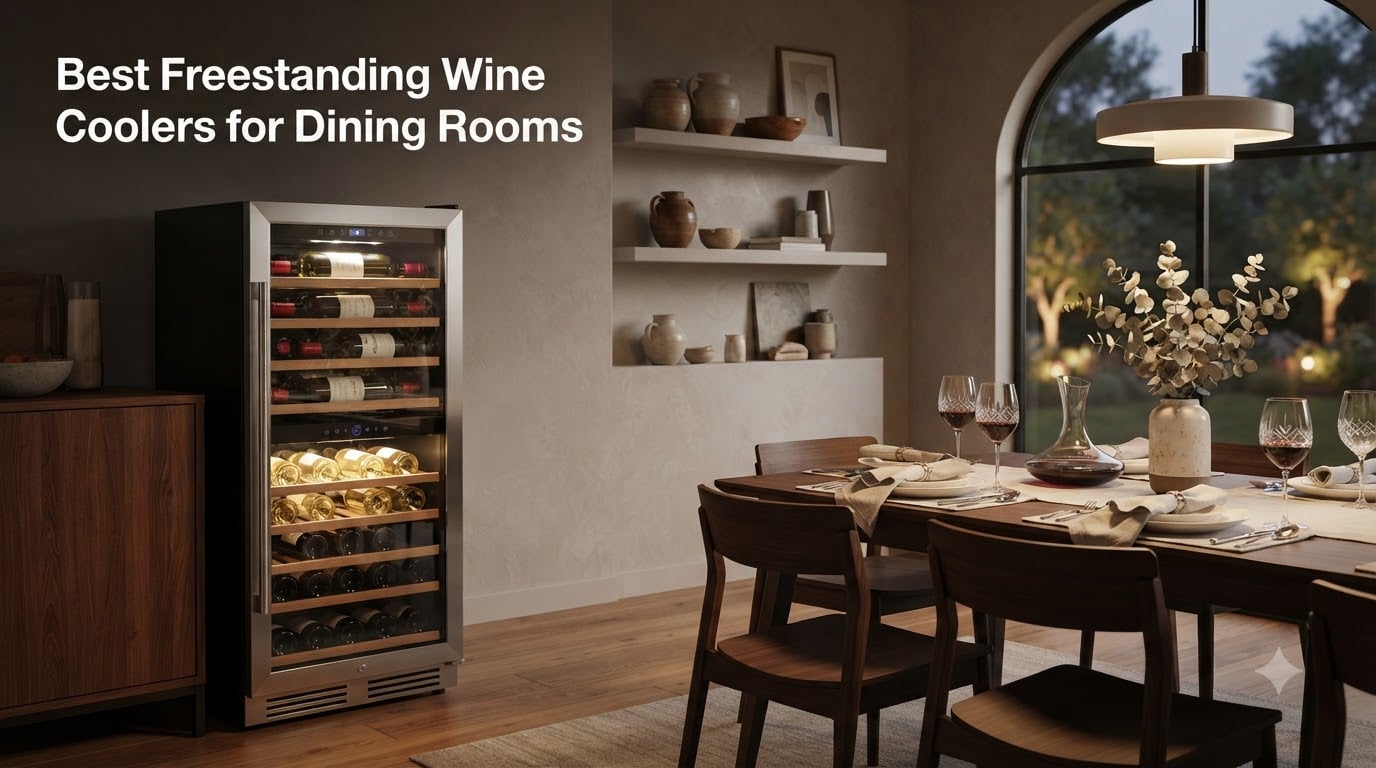 Best Freestanding Wine Coolers for Dining Rooms