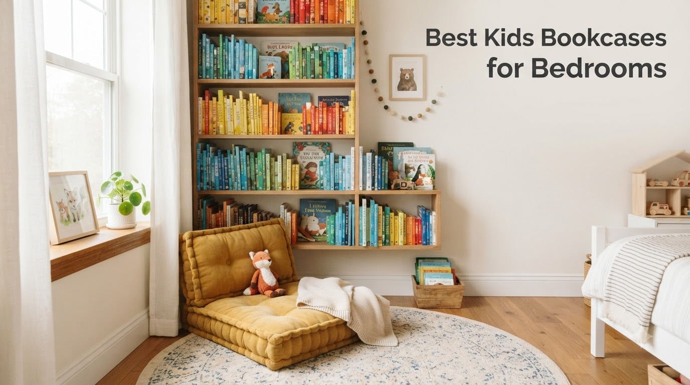 Best Kids Bookcases for Bedrooms