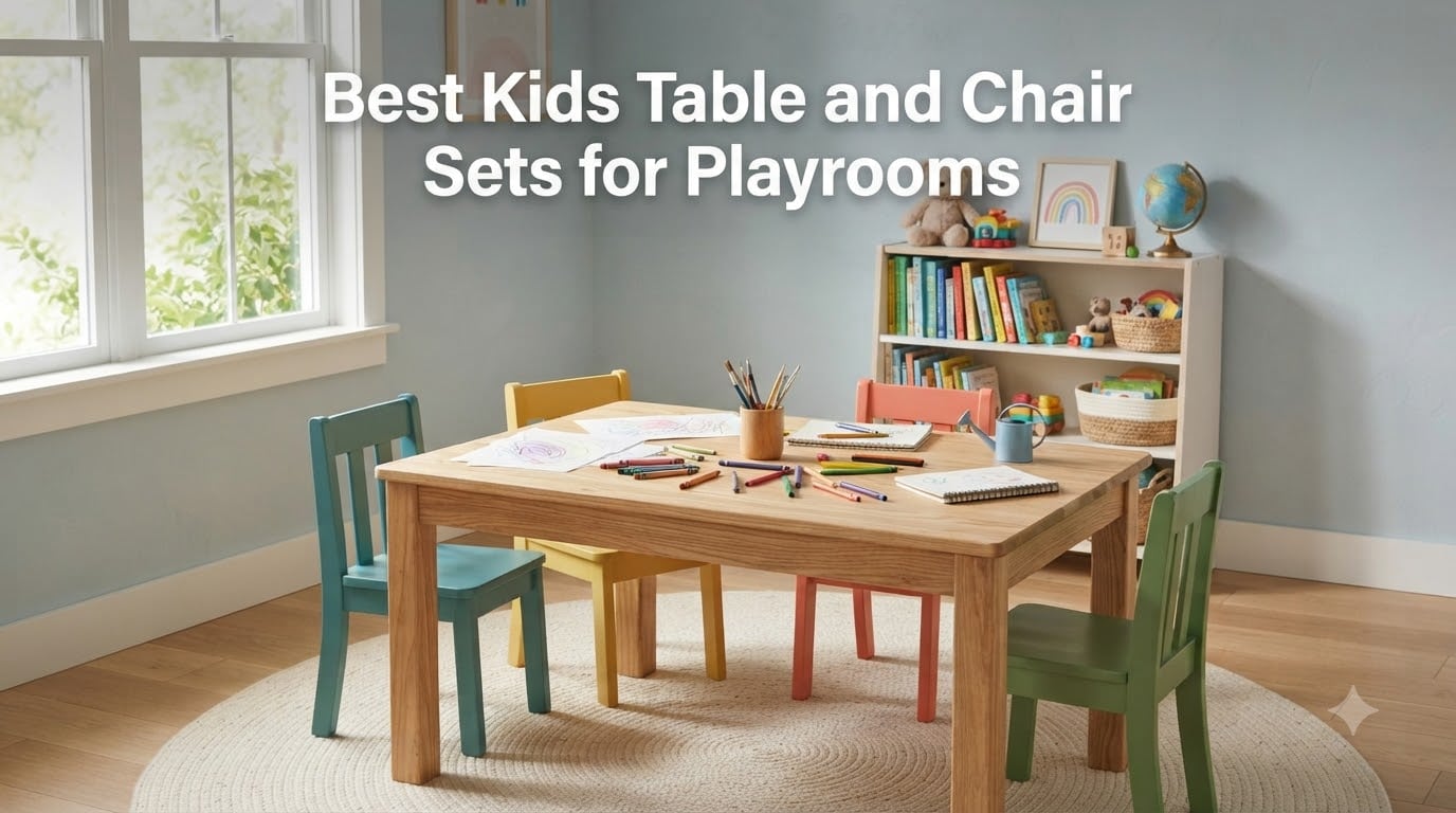 Best Kids Table and Chair Sets for Playrooms