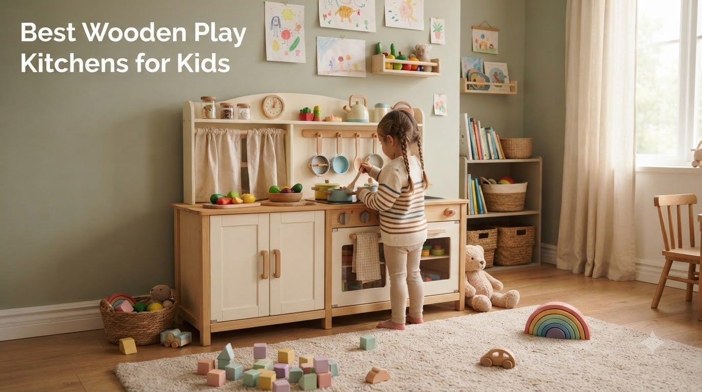 Best Wooden Play Kitchens for Kids