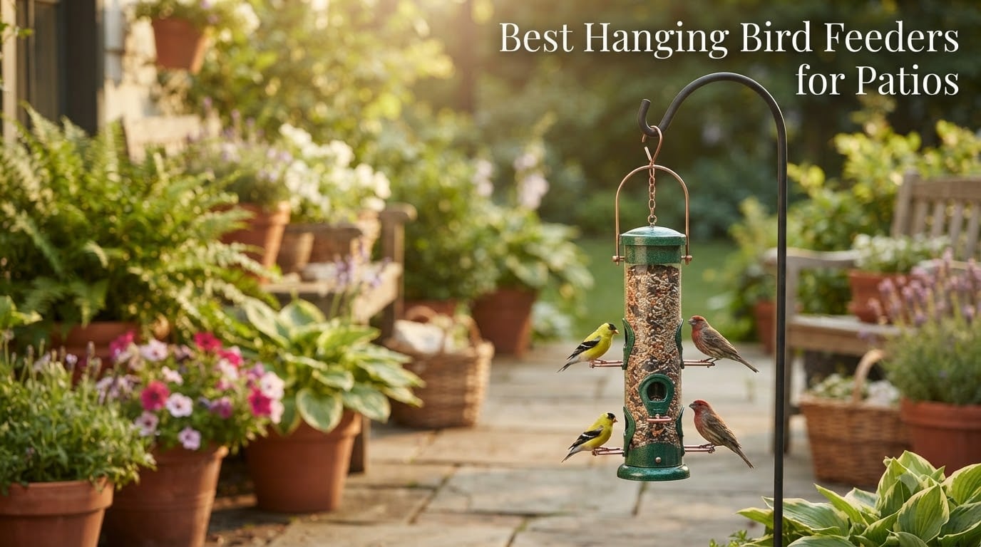 Best Hanging Bird Feeders for Patios