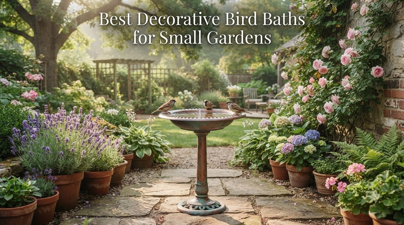 Best Decorative Bird Baths for Small Gardens