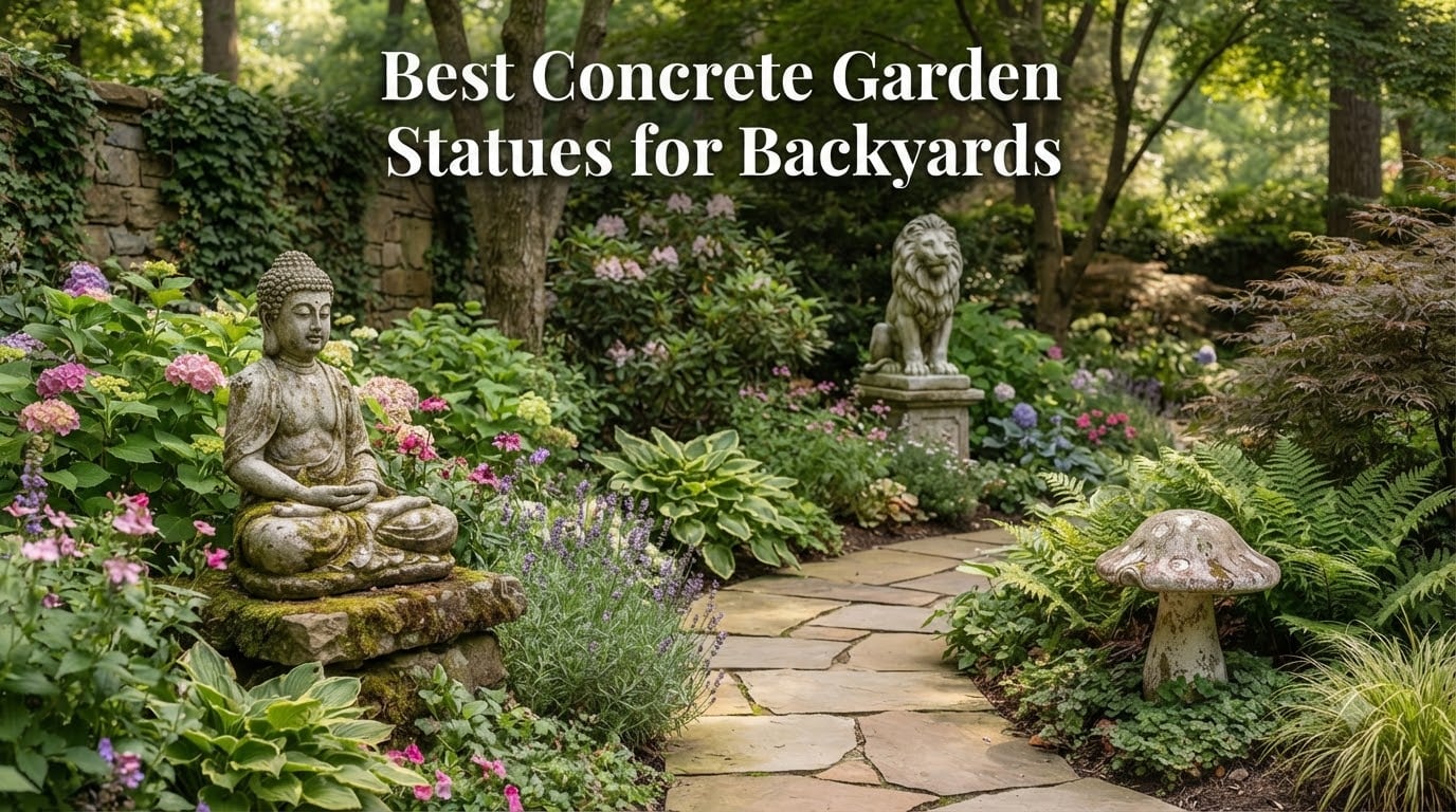 Best Concrete Garden Statues for Backyards