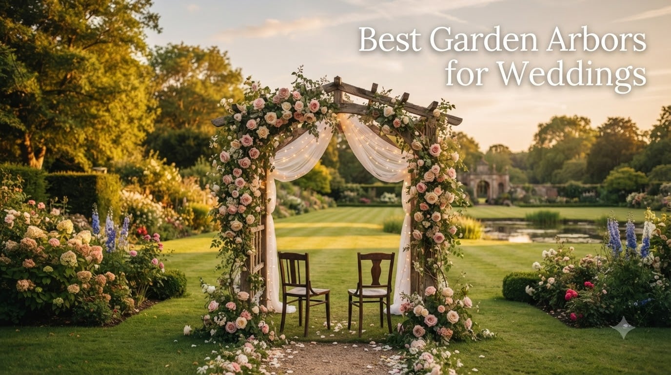 Best Garden Arbors for Weddings