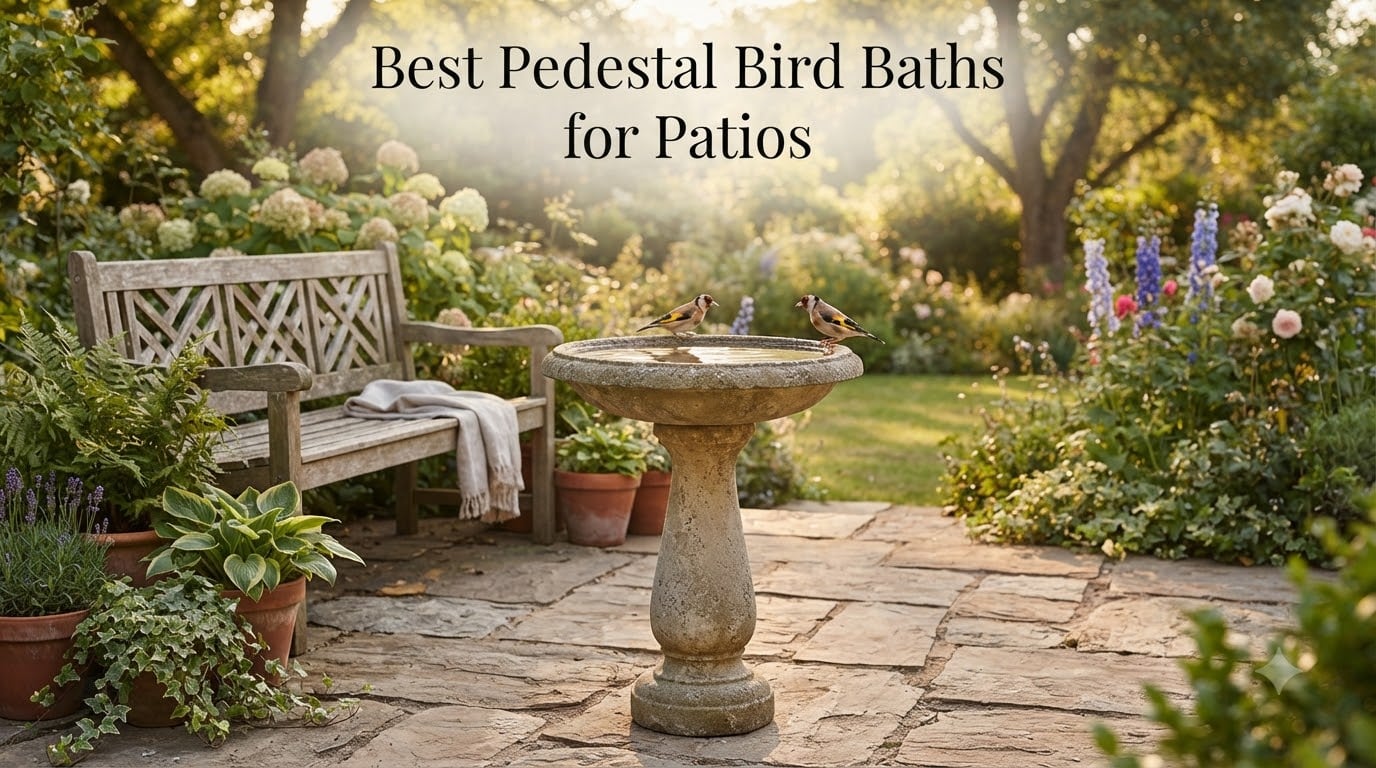 Best Pedestal Bird Baths for Patios