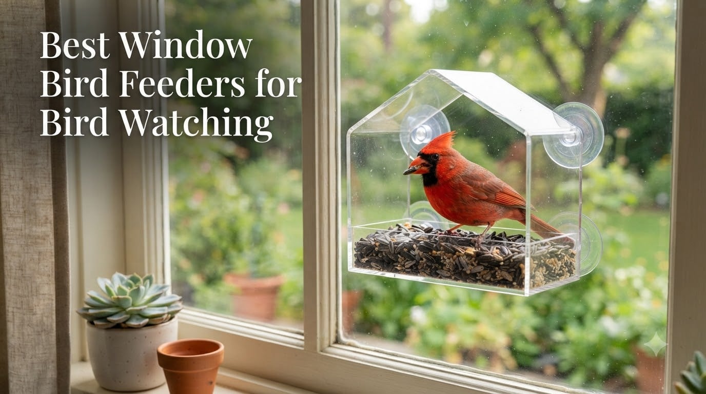 Best Window Bird Feeders for Bird Watching