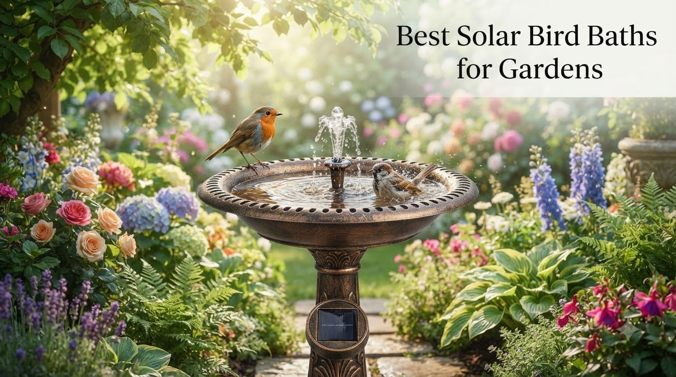 Best Solar Bird Baths for Gardens