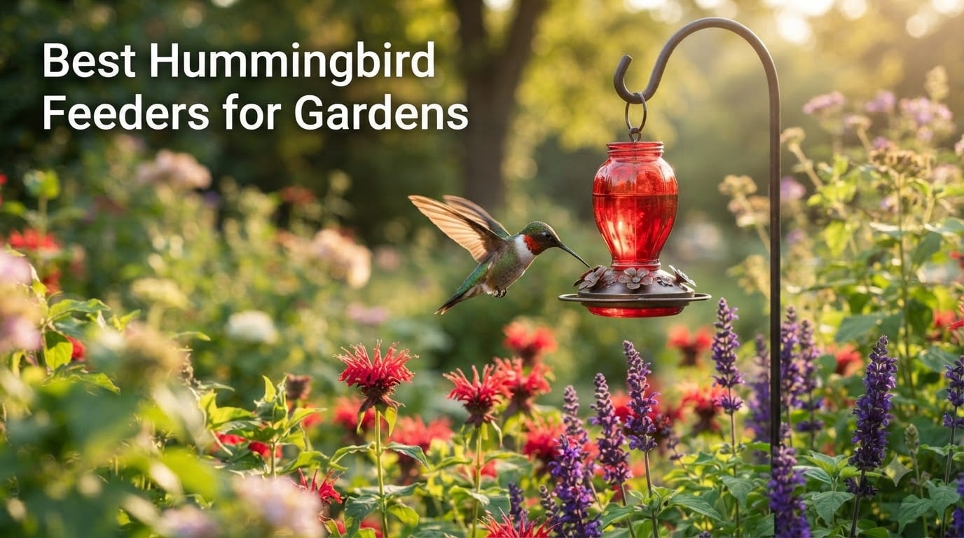 Best Hummingbird Feeders for Gardens
