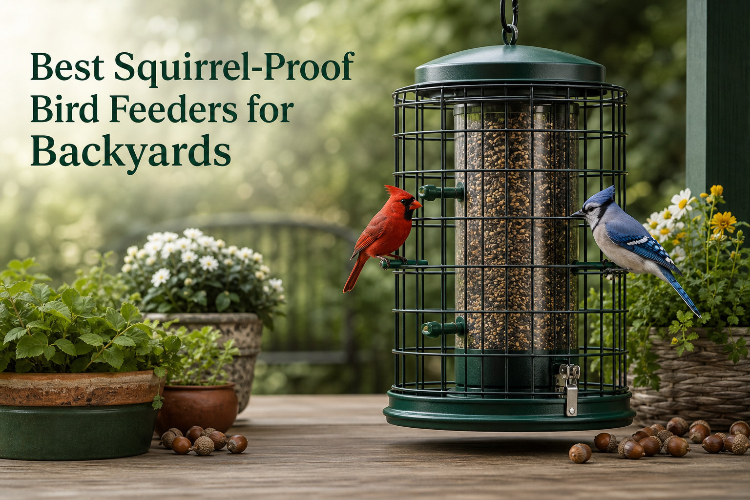 Best Squirrel-Proof Bird Feeders for Backyards