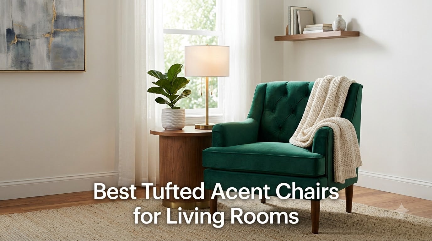 Best Tufted Accent Chairs for Living Rooms