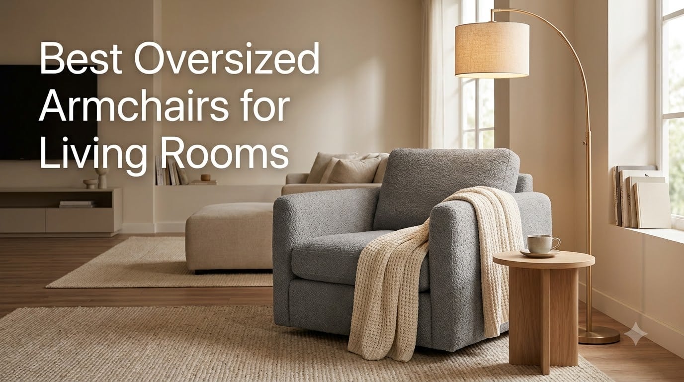 Best Oversized Armchairs for Living Rooms