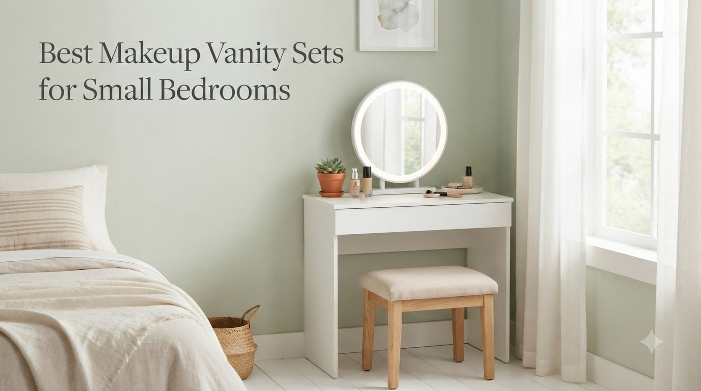 Best Makeup Vanity Sets for Small Bedrooms