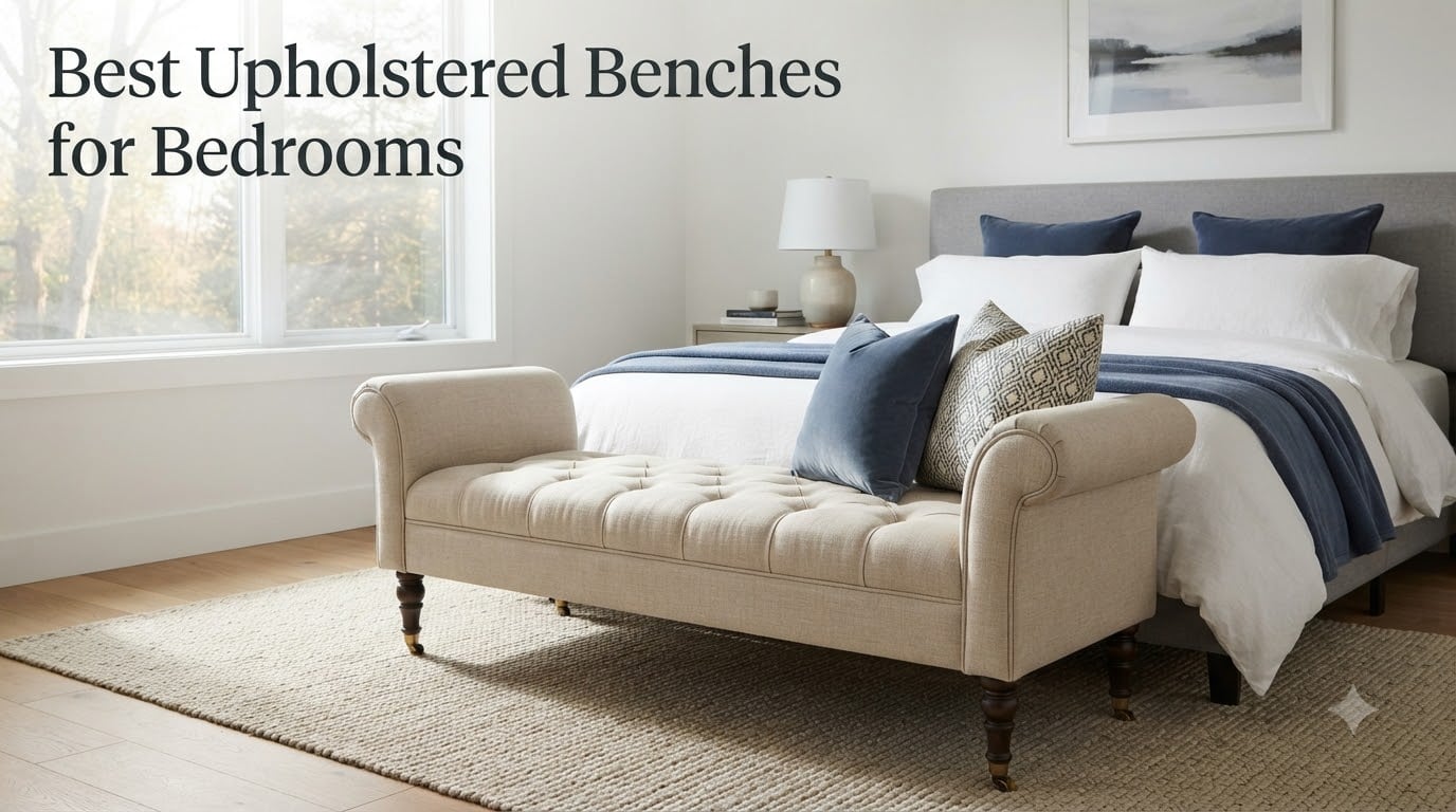Best Upholstered Benches for Bedrooms
