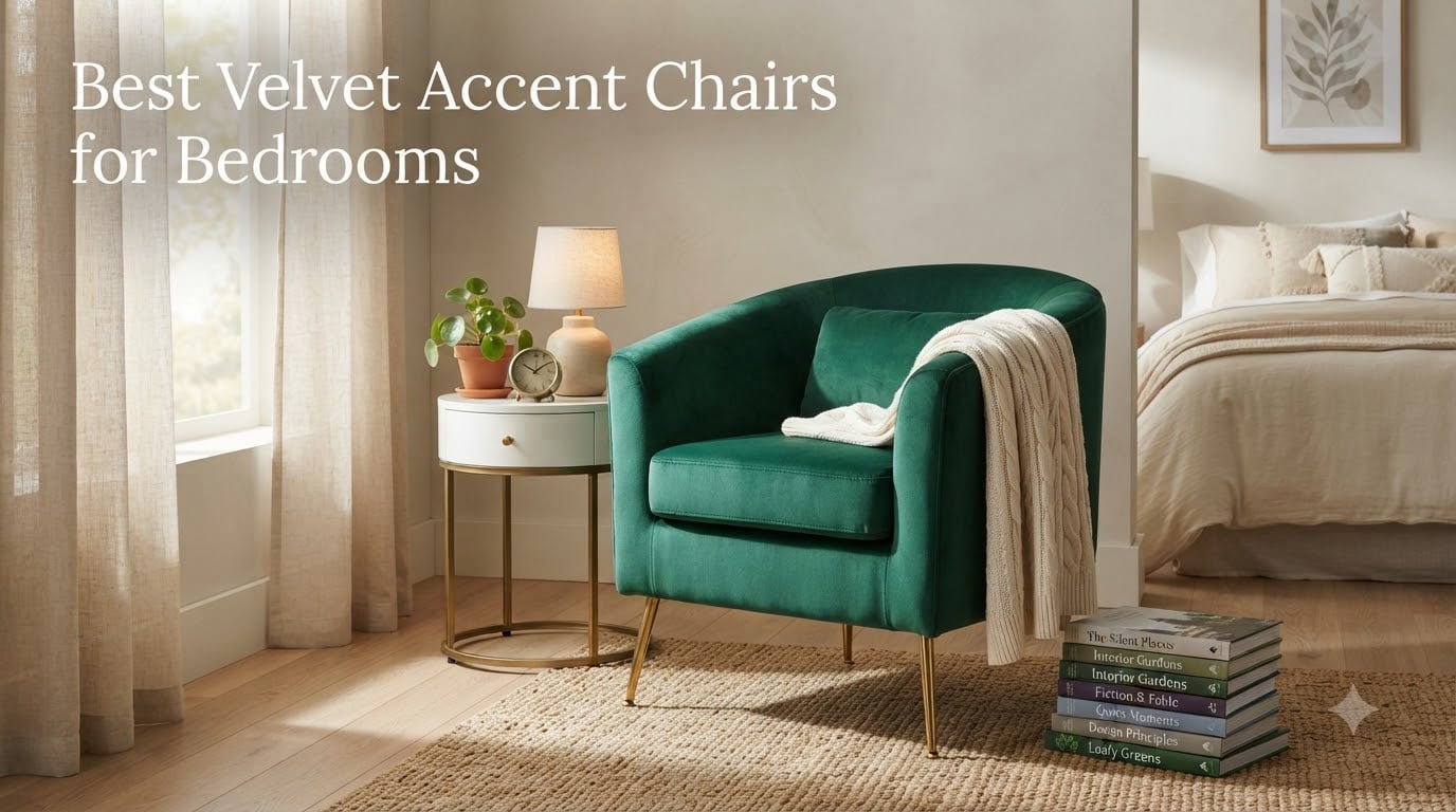 Best Velvet Accent Chairs for Bedrooms