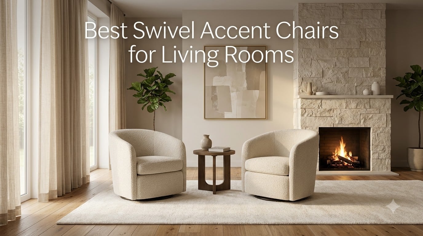 Best Swivel Accent Chairs for Living Rooms