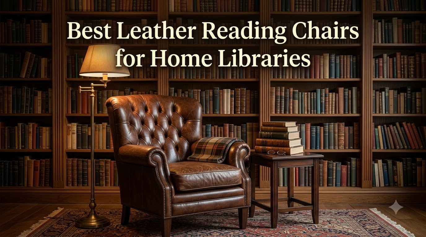 Best Leather Reading Chairs for Home Libraries