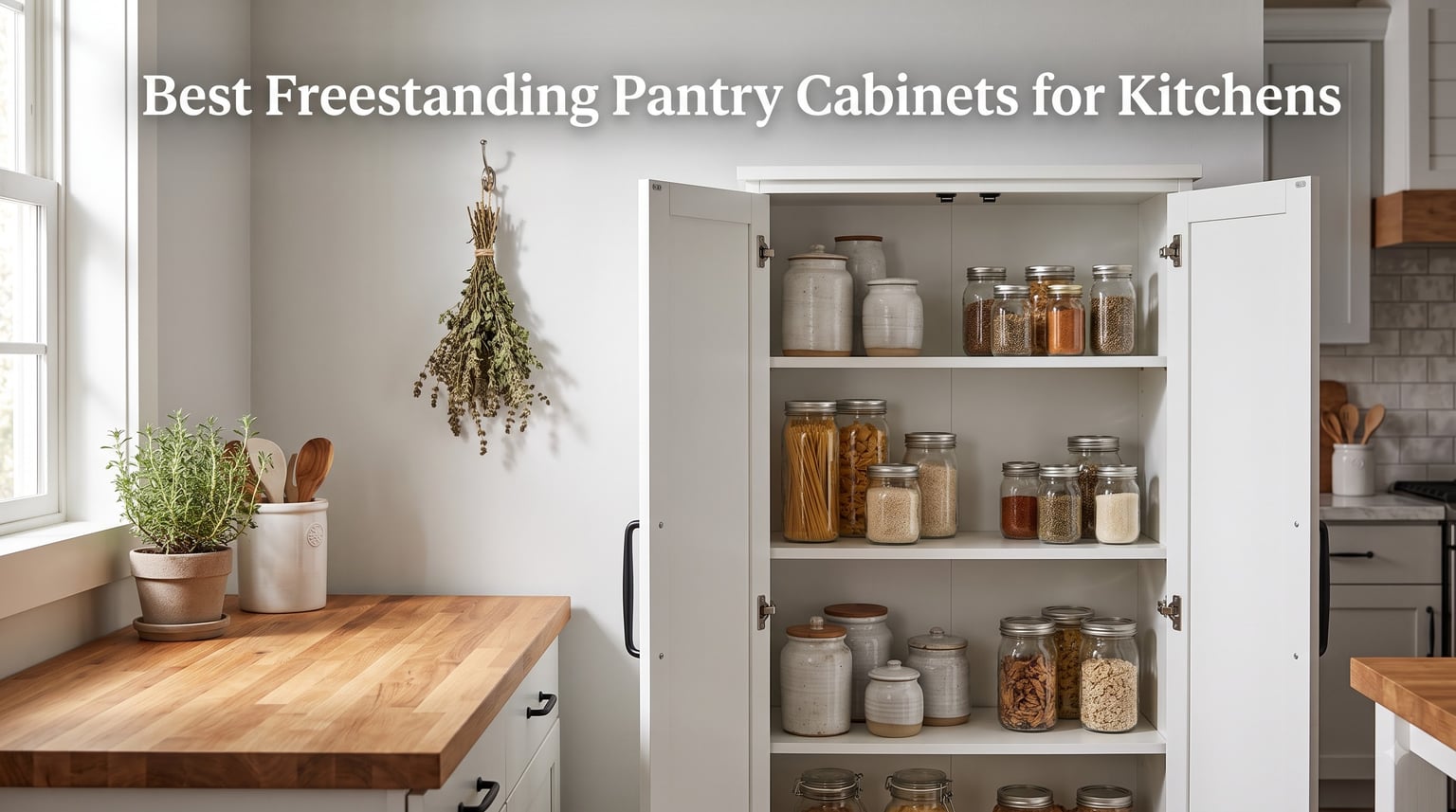 Best Freestanding Pantry Cabinets for Kitchens