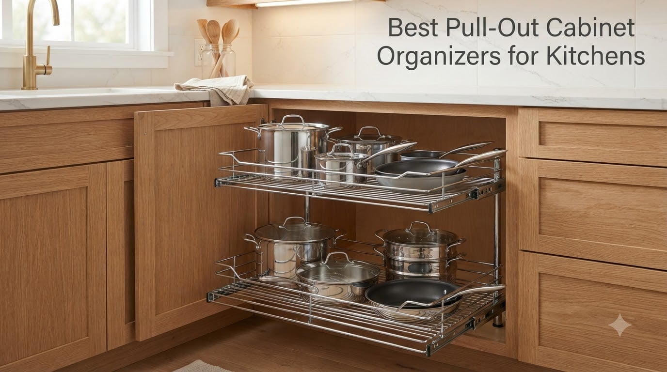 Best Pull-Out Cabinet Organizers for Kitchens