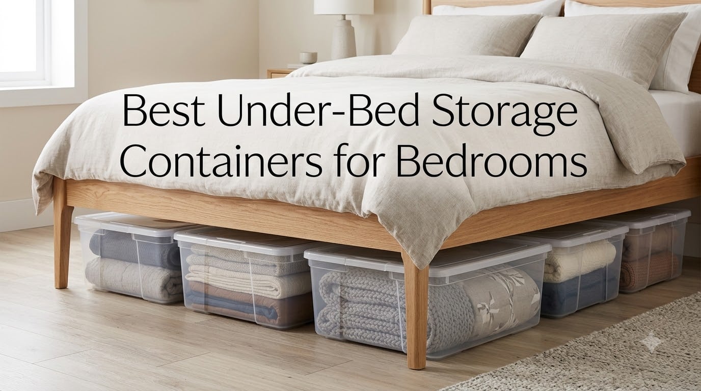 Best Under-Bed Storage Containers for Bedrooms