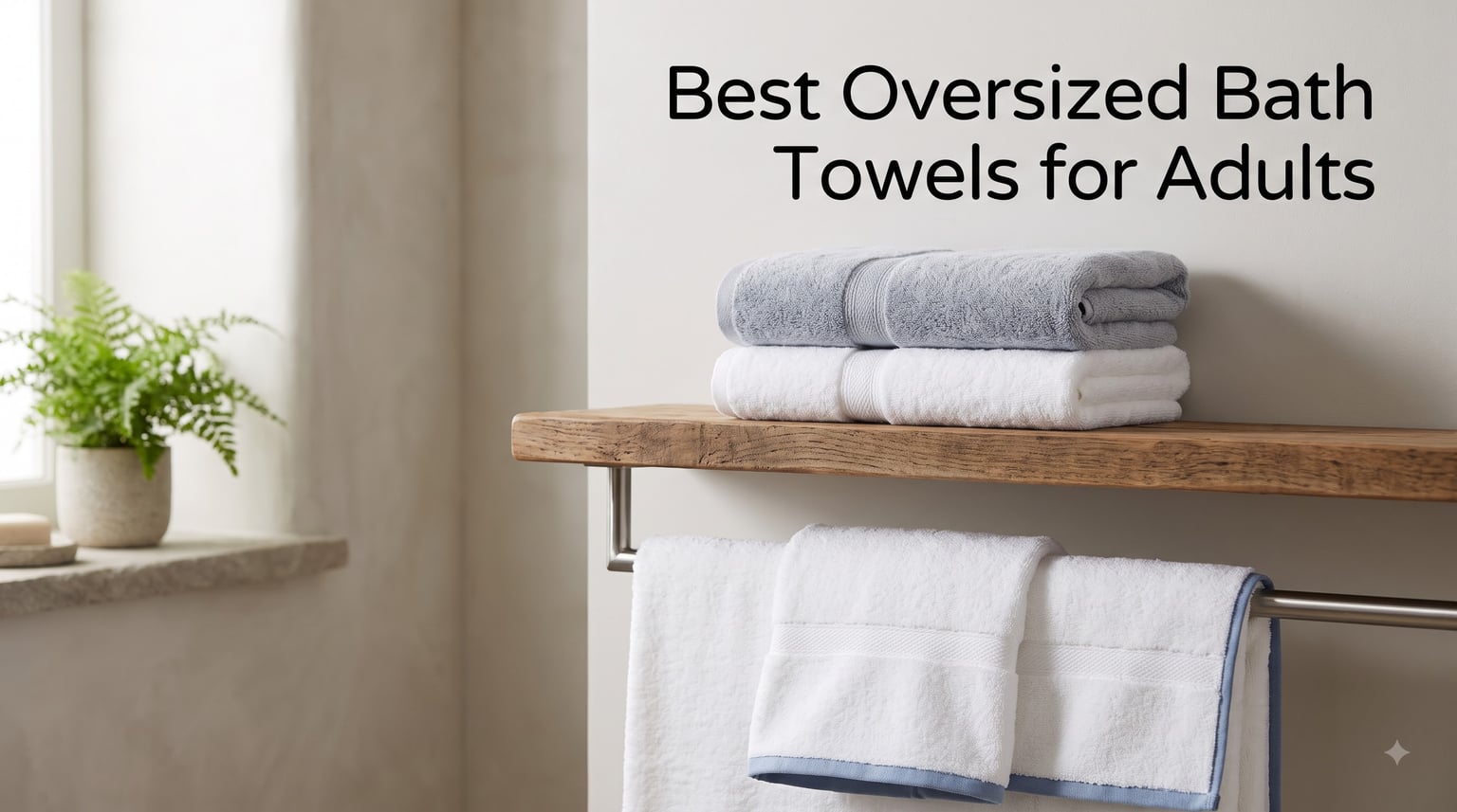 Best Oversized Bath Towels for Adults