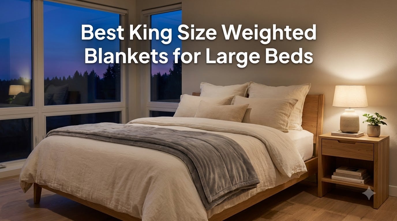 Best King Size Weighted Blankets for Large Beds