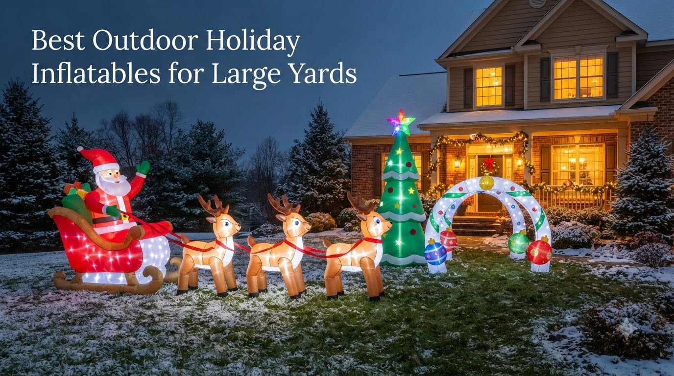 Best Outdoor Holiday Inflatables for Large Yards