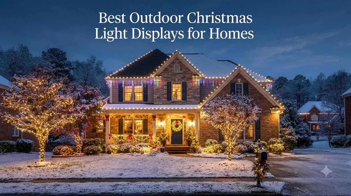 Best Outdoor Christmas Light Displays for Homes