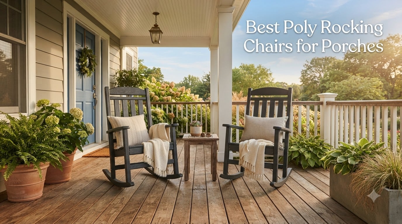 Best Poly Rocking Chairs for Porches