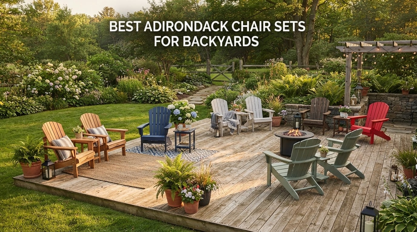 Best Adirondack Chair Sets for Backyards
