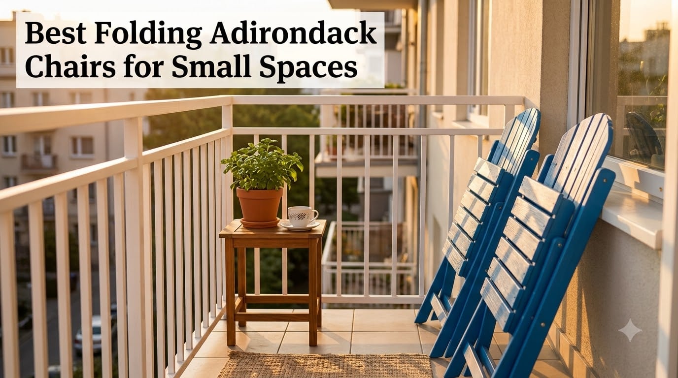 Best Folding Adirondack Chairs for Small Spaces