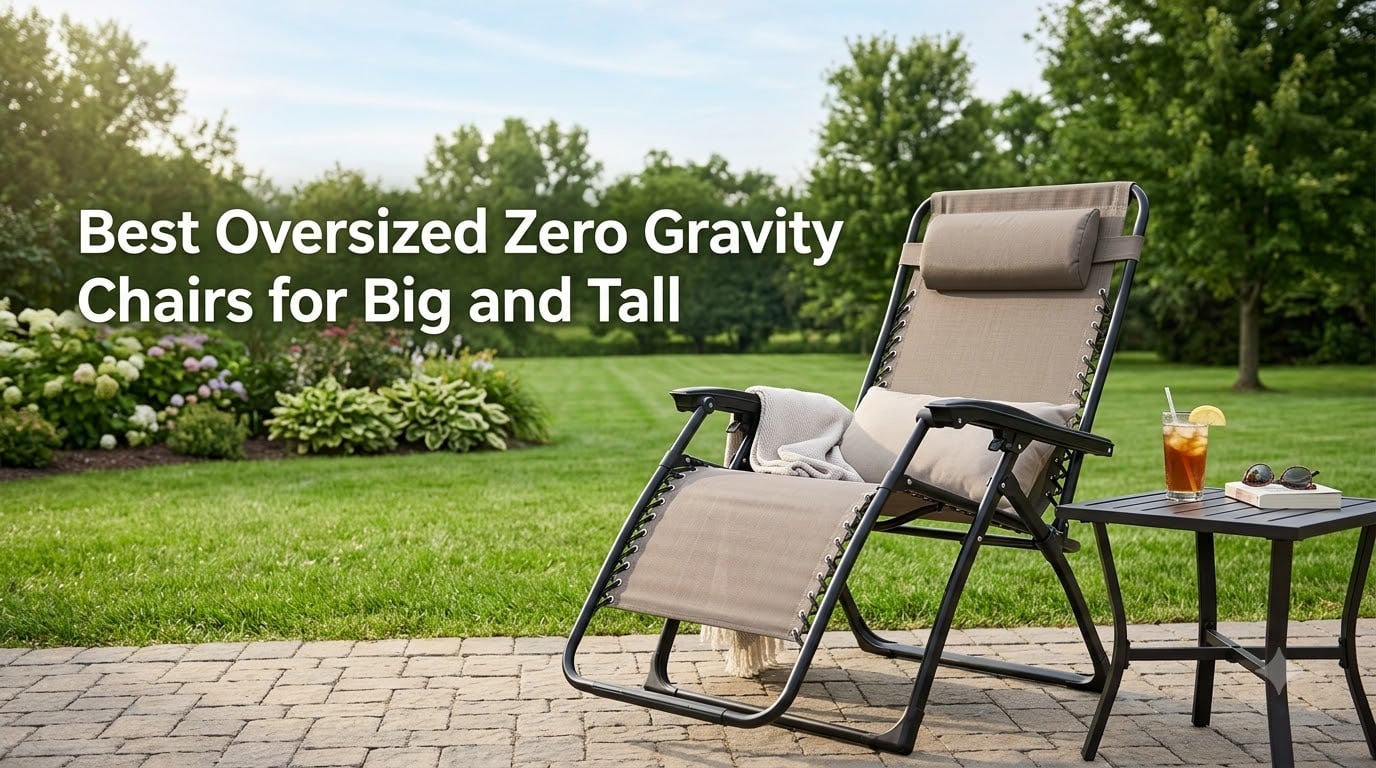 Best Oversized Zero Gravity Chairs for Big and Tall