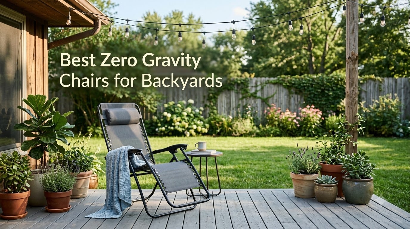 Best Zero Gravity Chairs for Backyards