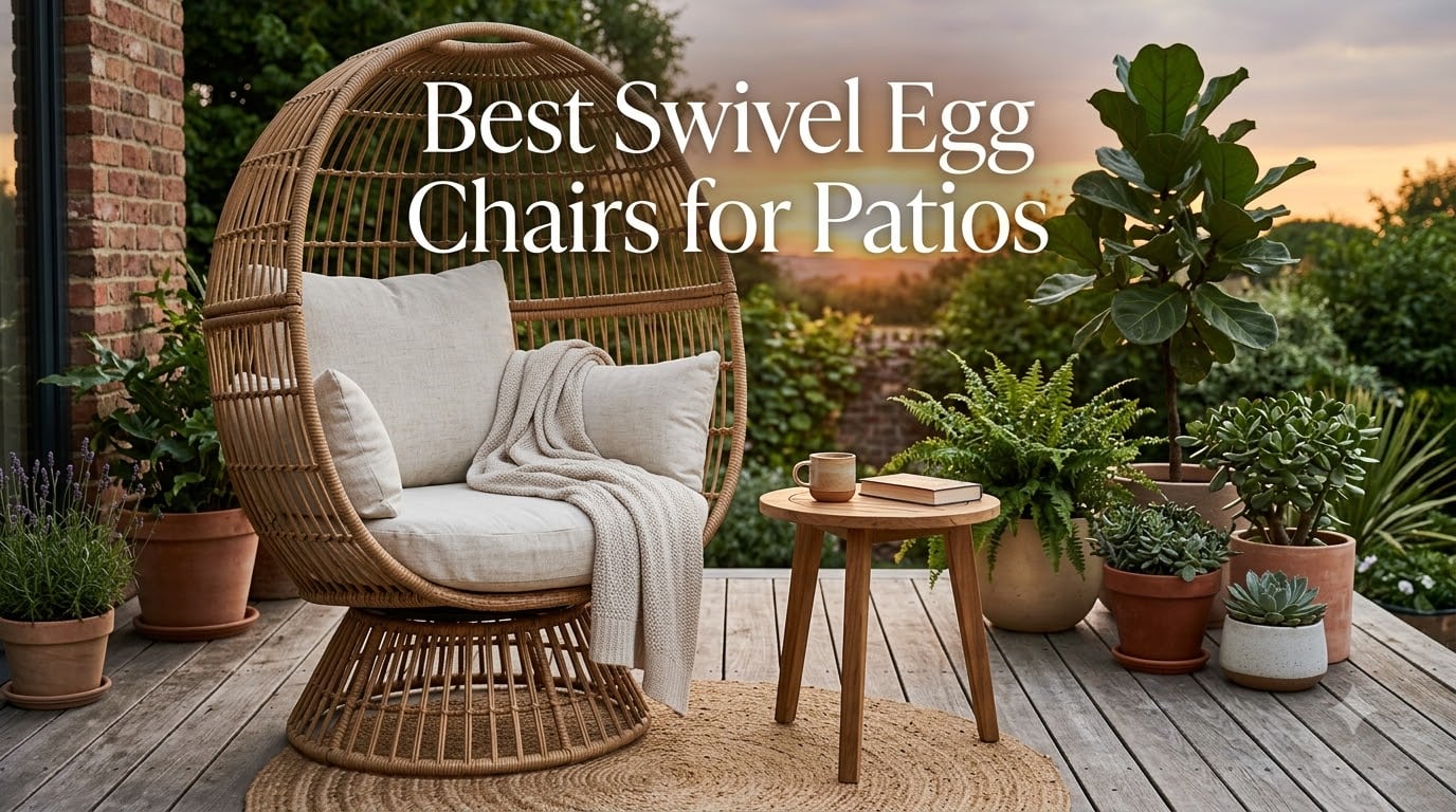 Best Swivel Egg Chairs for Patios