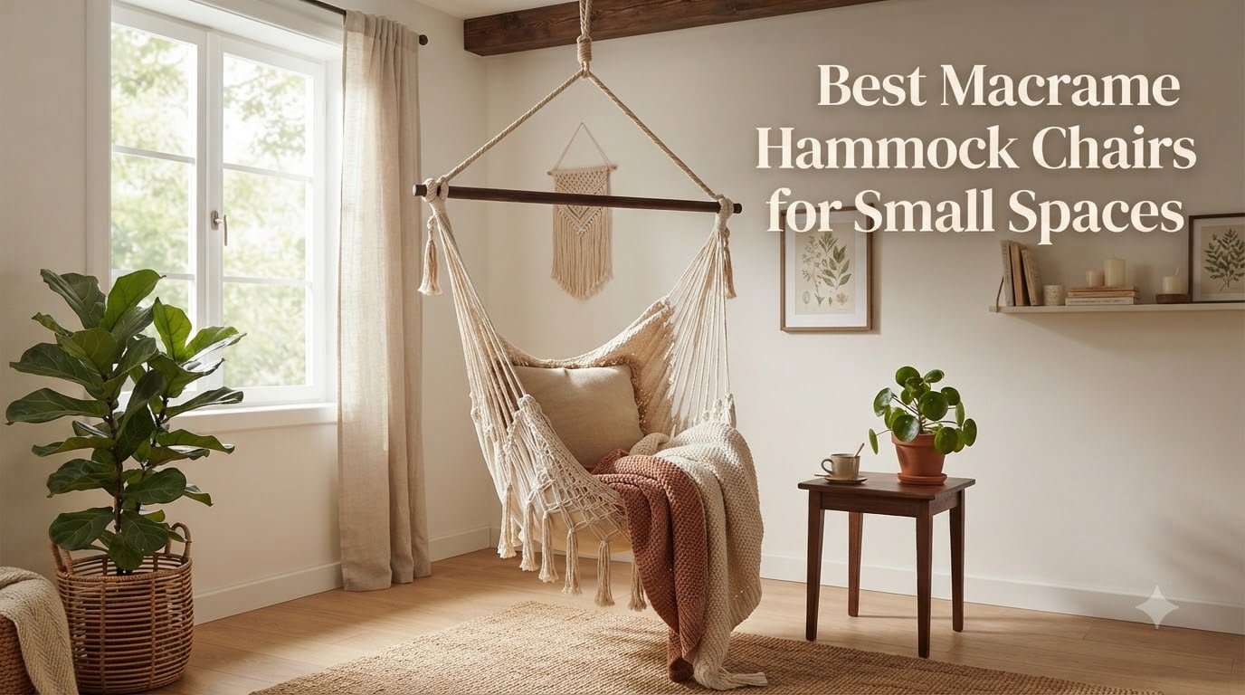 Best Macrame Hammock Chairs for Small Spaces