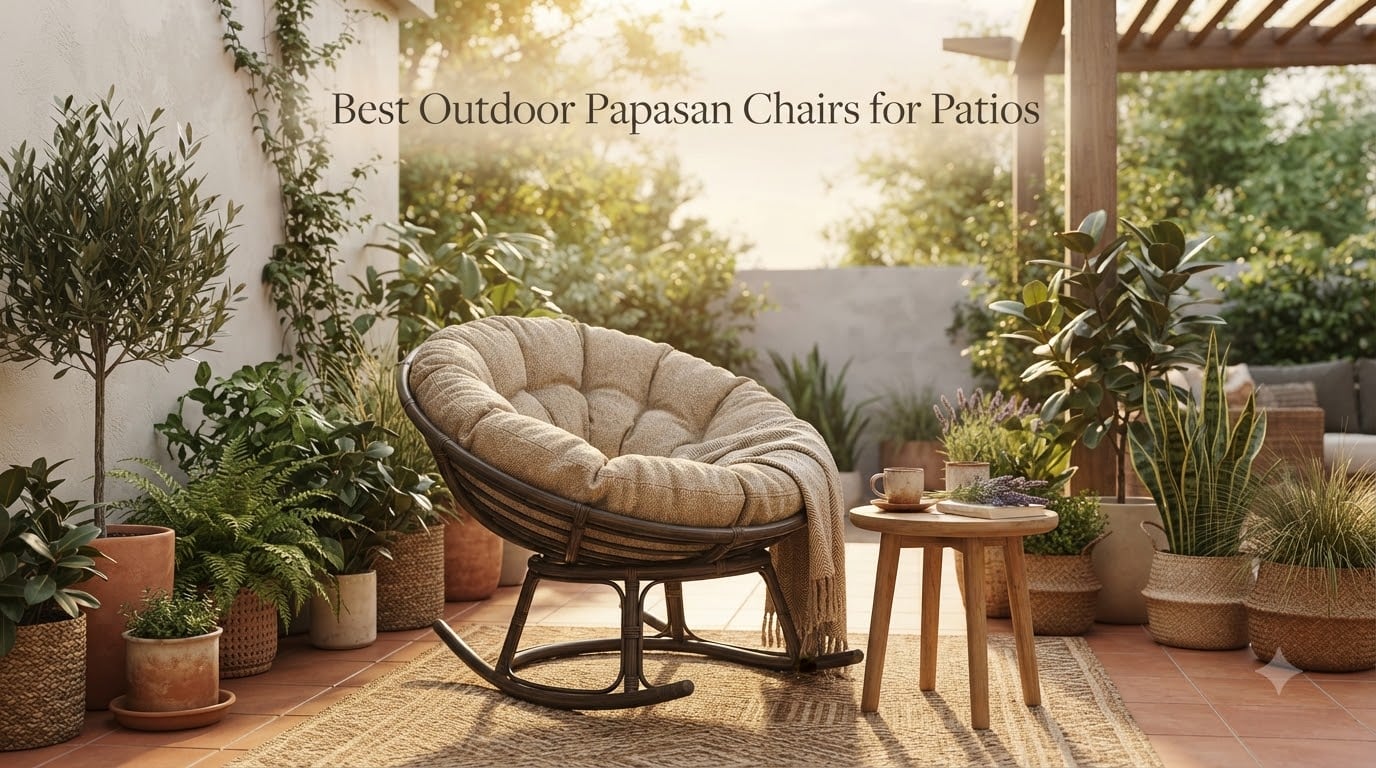 Best Outdoor Papasan Chairs for Patios