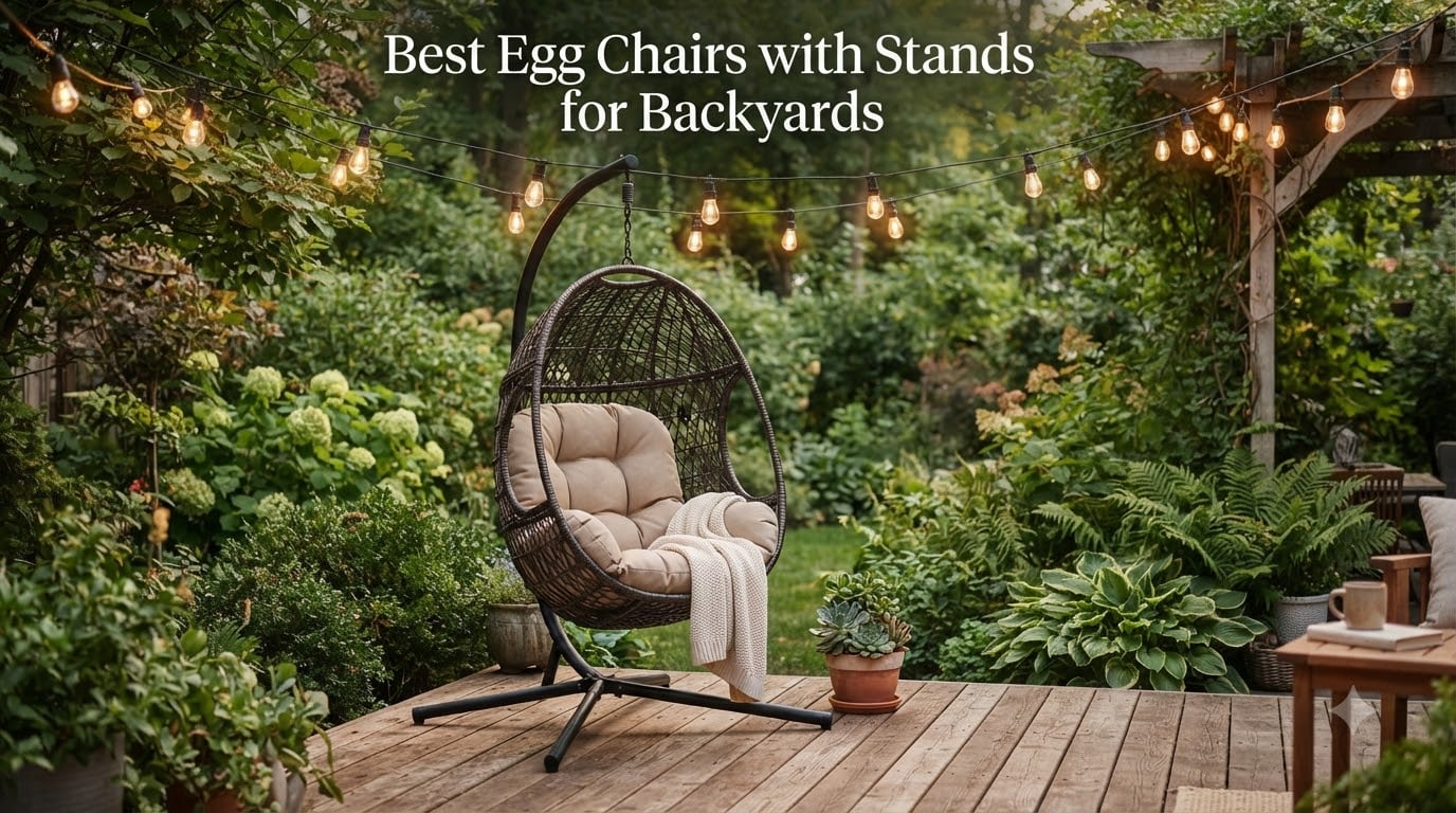 Best Egg Chairs with Stands for Backyards