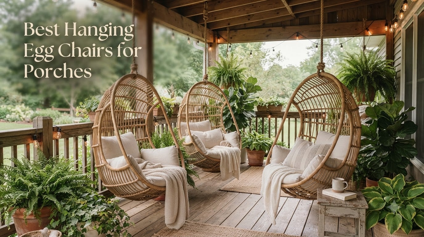 Best Hanging Egg Chairs for Porches