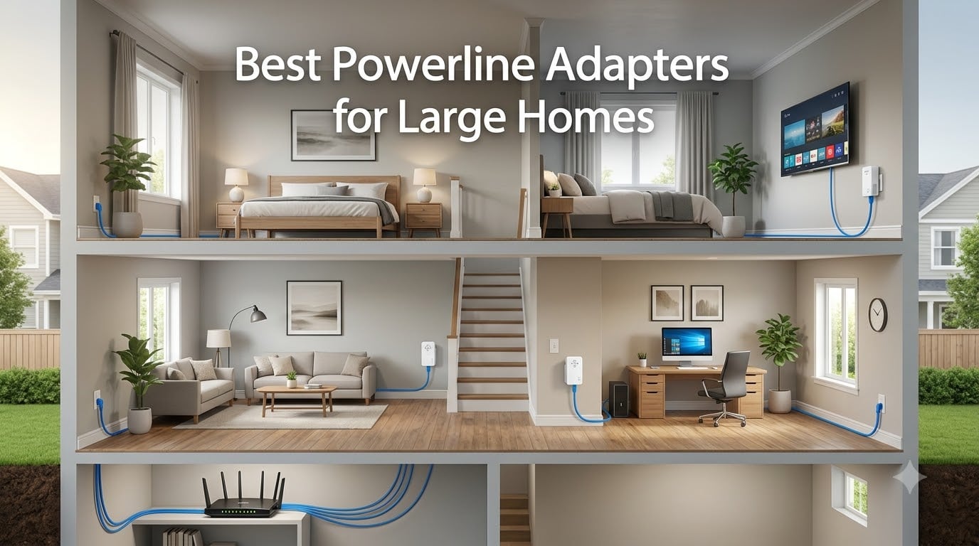 Best Powerline Adapters for Large Homes