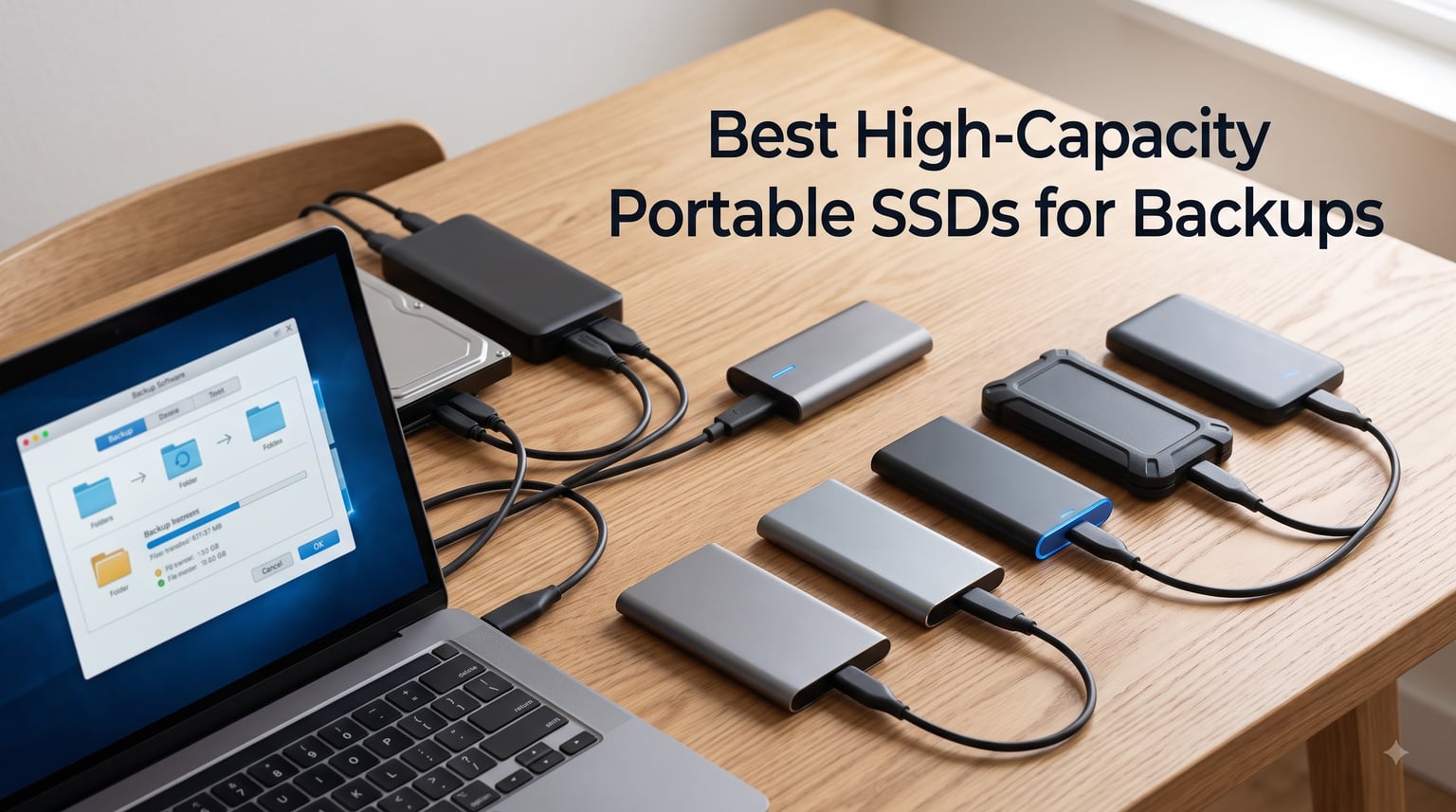 Best High-Capacity Portable SSDs for Backups