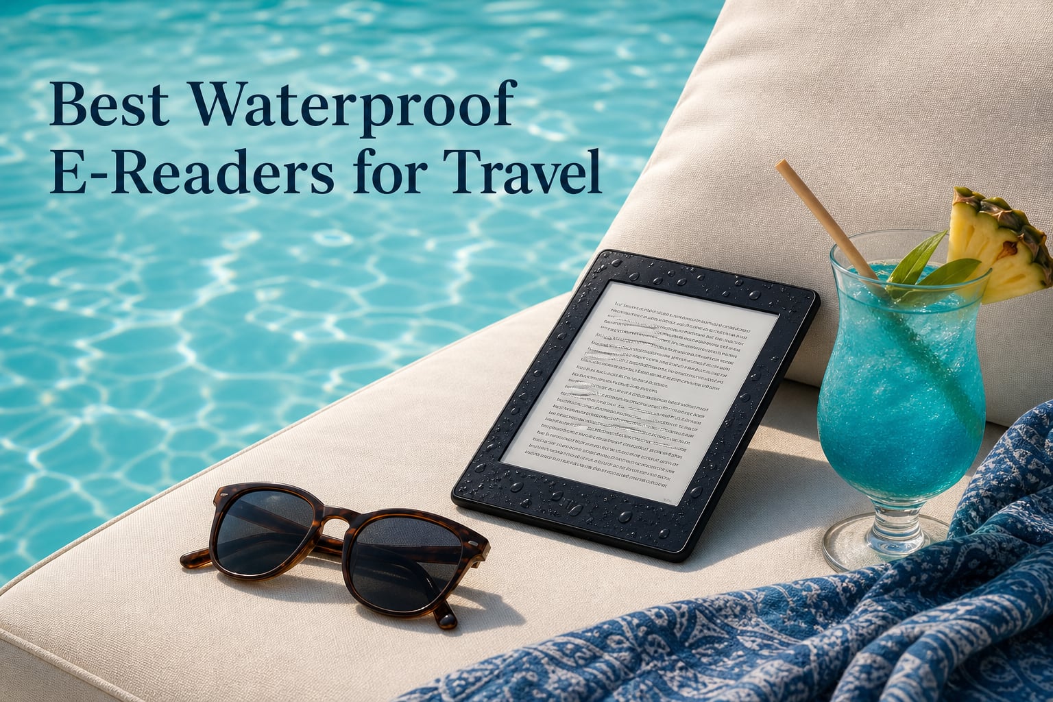 Best Waterproof E-Readers for Travel