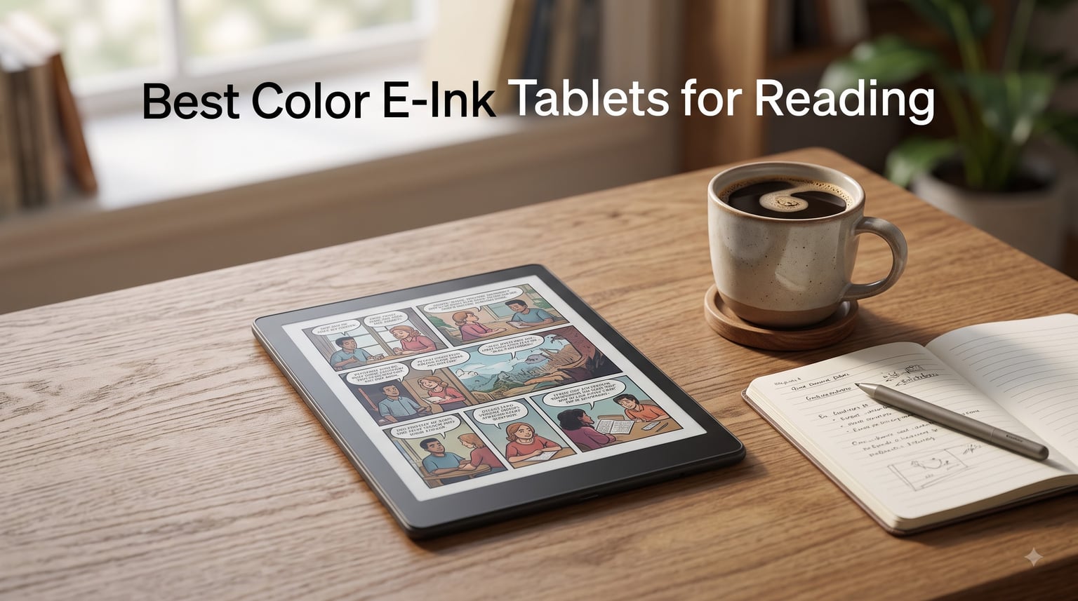Best Color E-Ink Tablets for Reading
