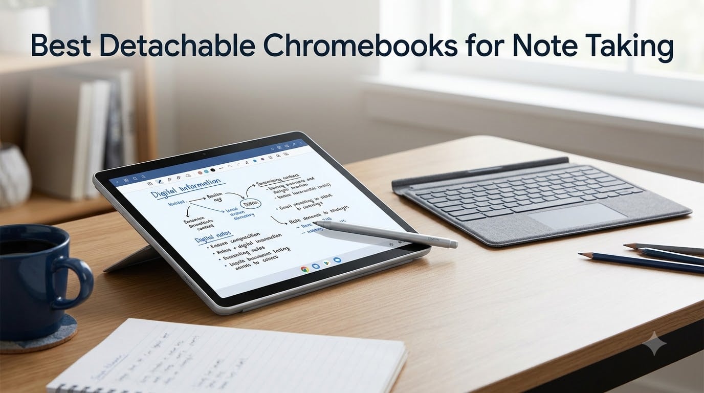 Best Detachable Chromebooks for Note Taking