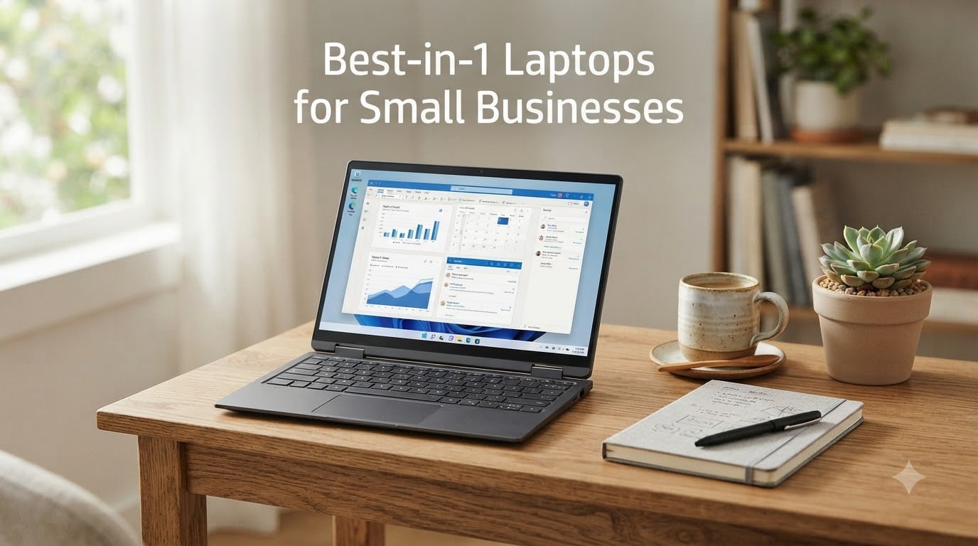 Best 2-in-1 Laptops for Small Businesses