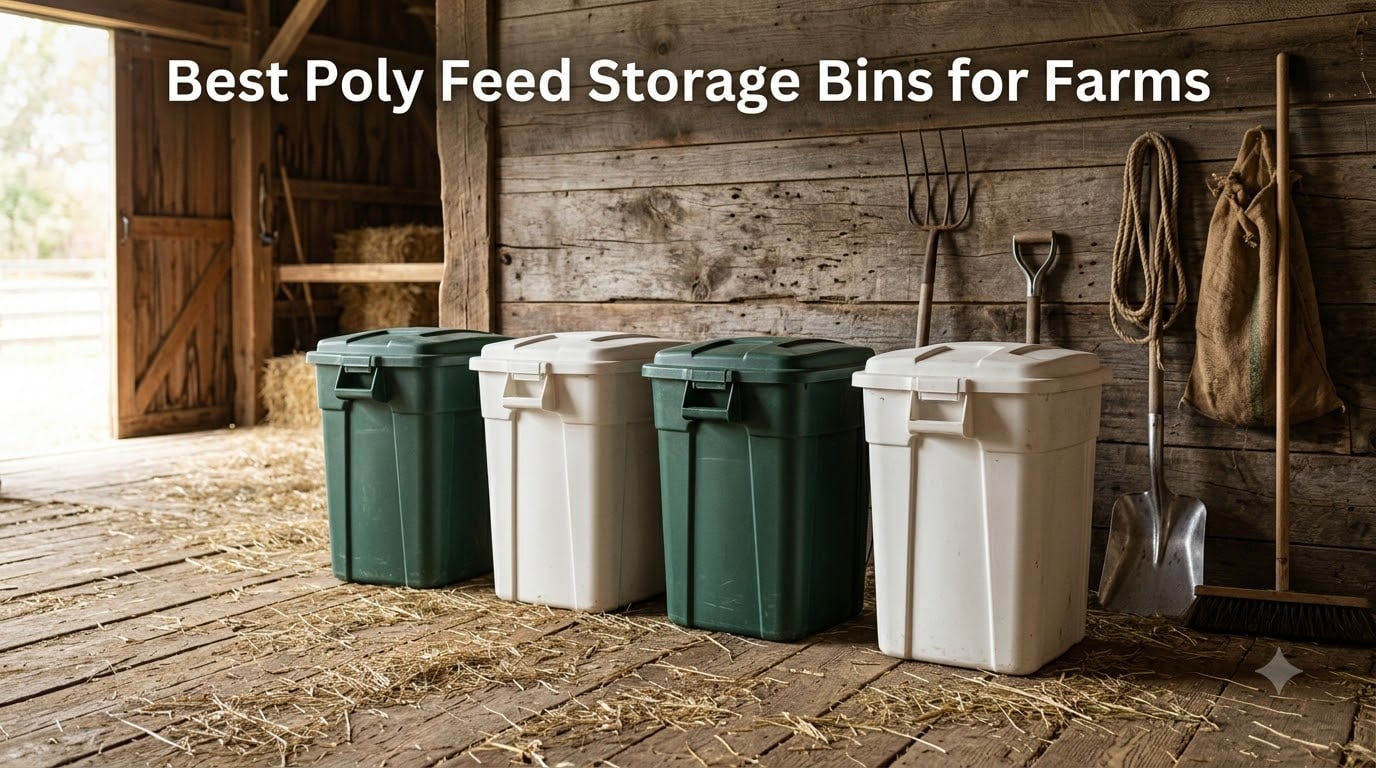 Best Poly Feed Storage Bins for Farms