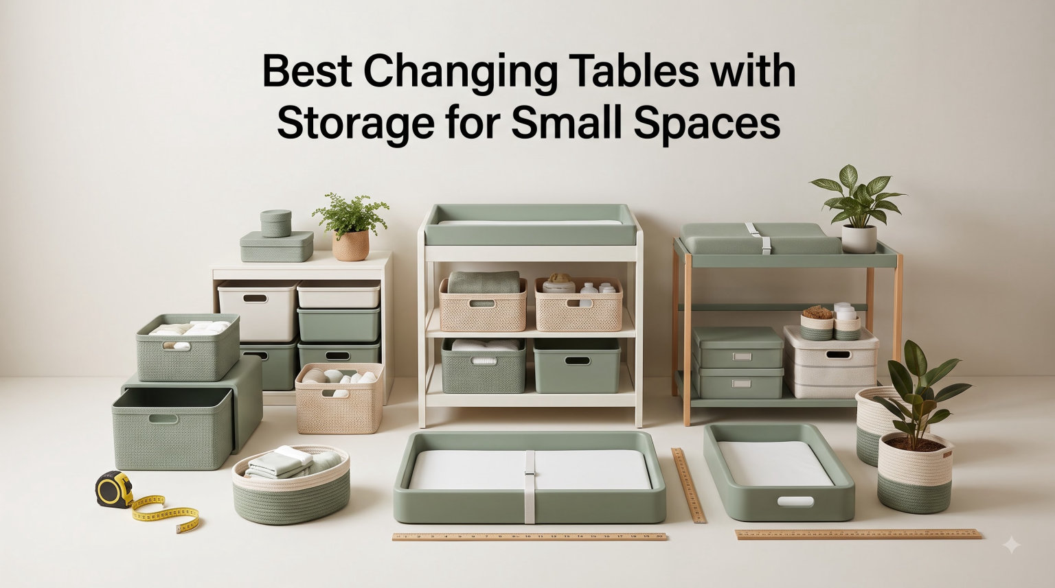 Best Changing Tables with Storage for Small Spaces
