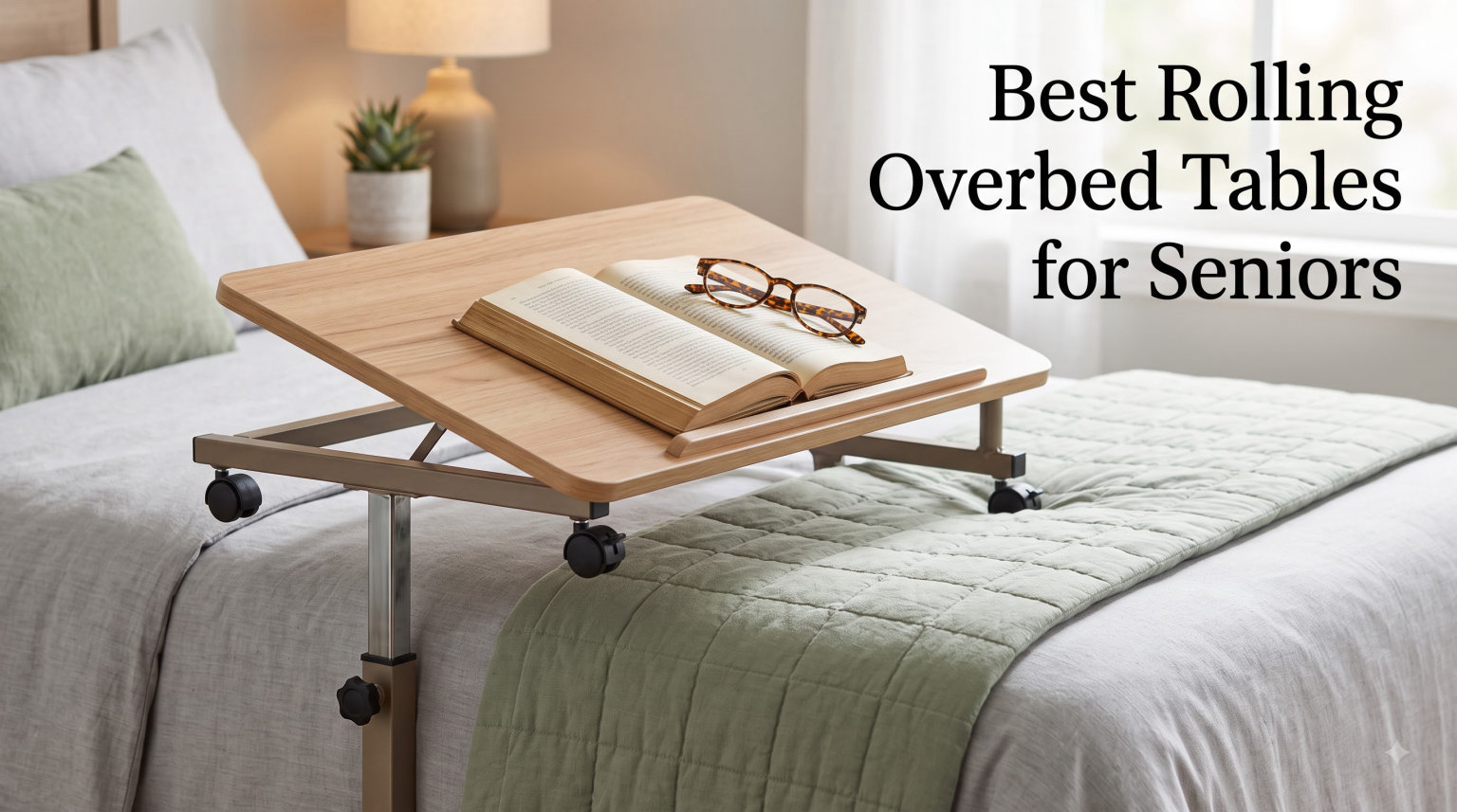 Best Rolling Overbed Tables for Seniors