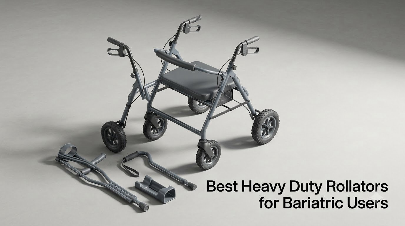 Best Heavy Duty Rollators for Bariatric Users