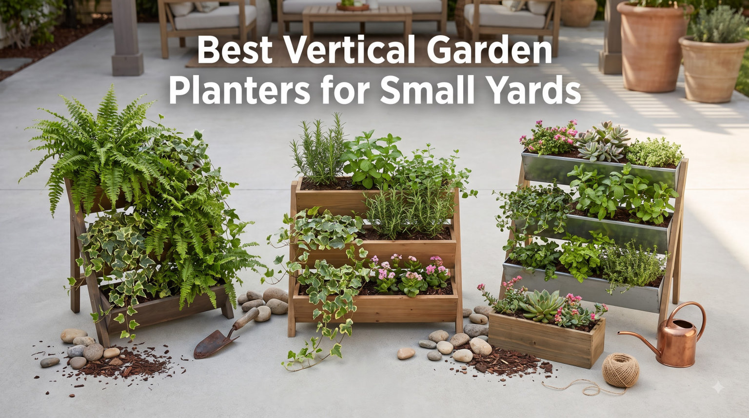 Best Vertical Garden Planters for Small Yards