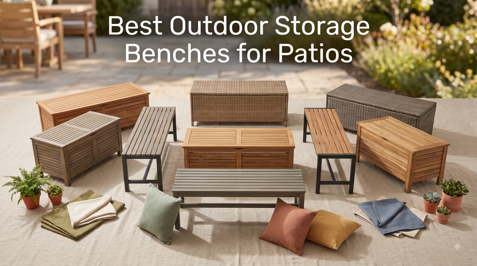Best Outdoor Storage Benches for Patios