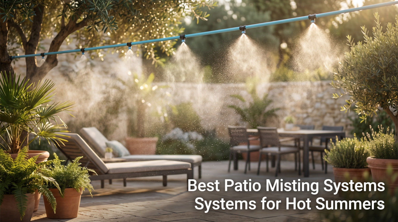 Best Patio Misting Systems for Hot Summers